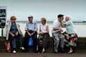 Kiss on a pensioners' day trip